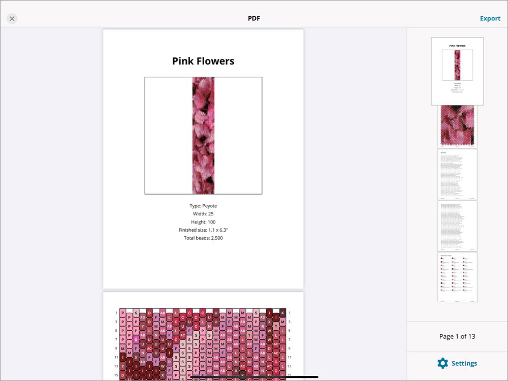 sell your seed bead patterns